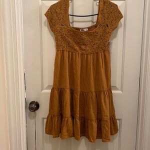 Baby doll dress with Crochet